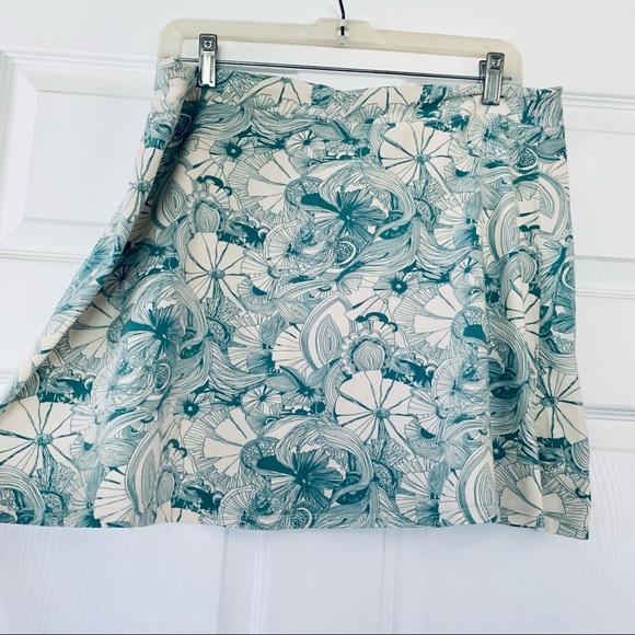 Retro Patagonia Cotton Floral Swim Cover Up Skirt Sz. XL - Picture 8 of 9